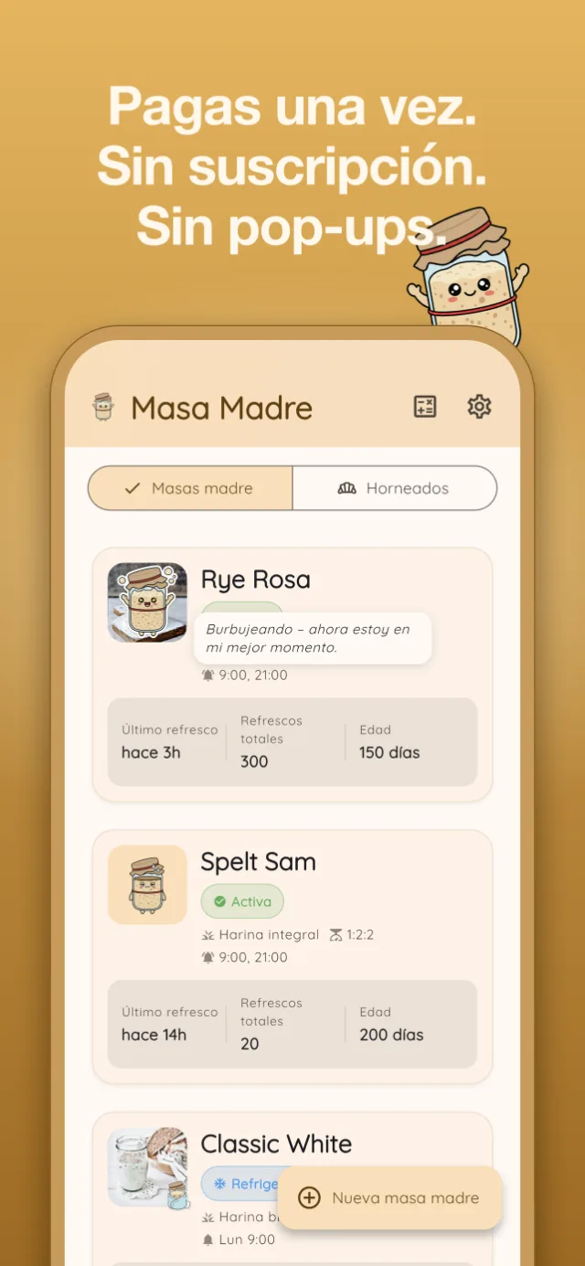 Pagas una vez. Sin suscripción. Sin pop-ups.